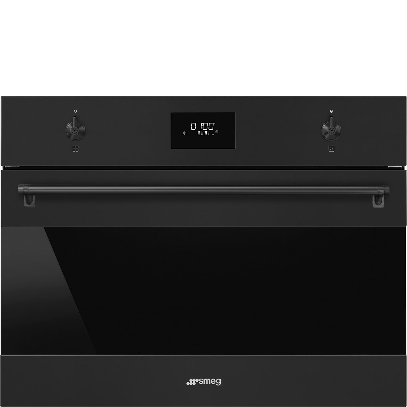 Smeg SO4301M0N Built-in Compact Microwave Oven (Ex-Display)