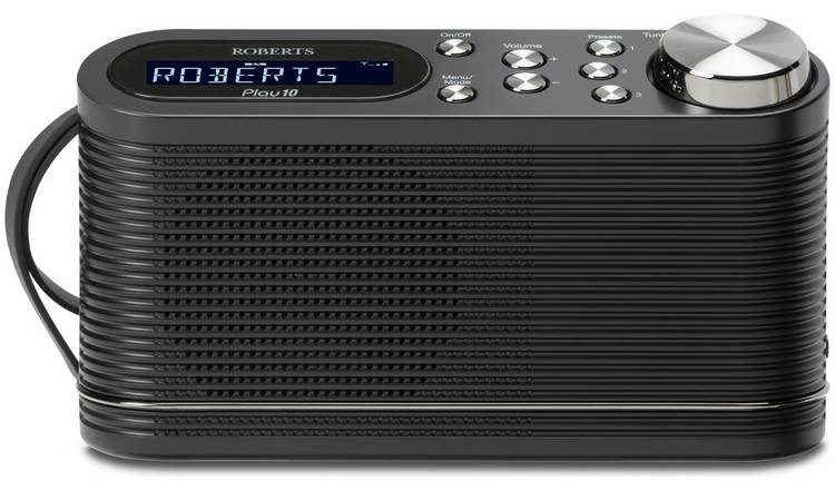 Roberts PLAY10 DAB Radio in Black