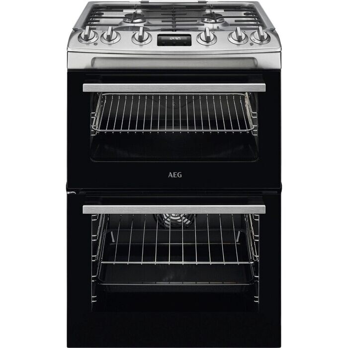 Aeg CKX6540ACM 60cm Dual Fuel Cooker in Stainless Steel
