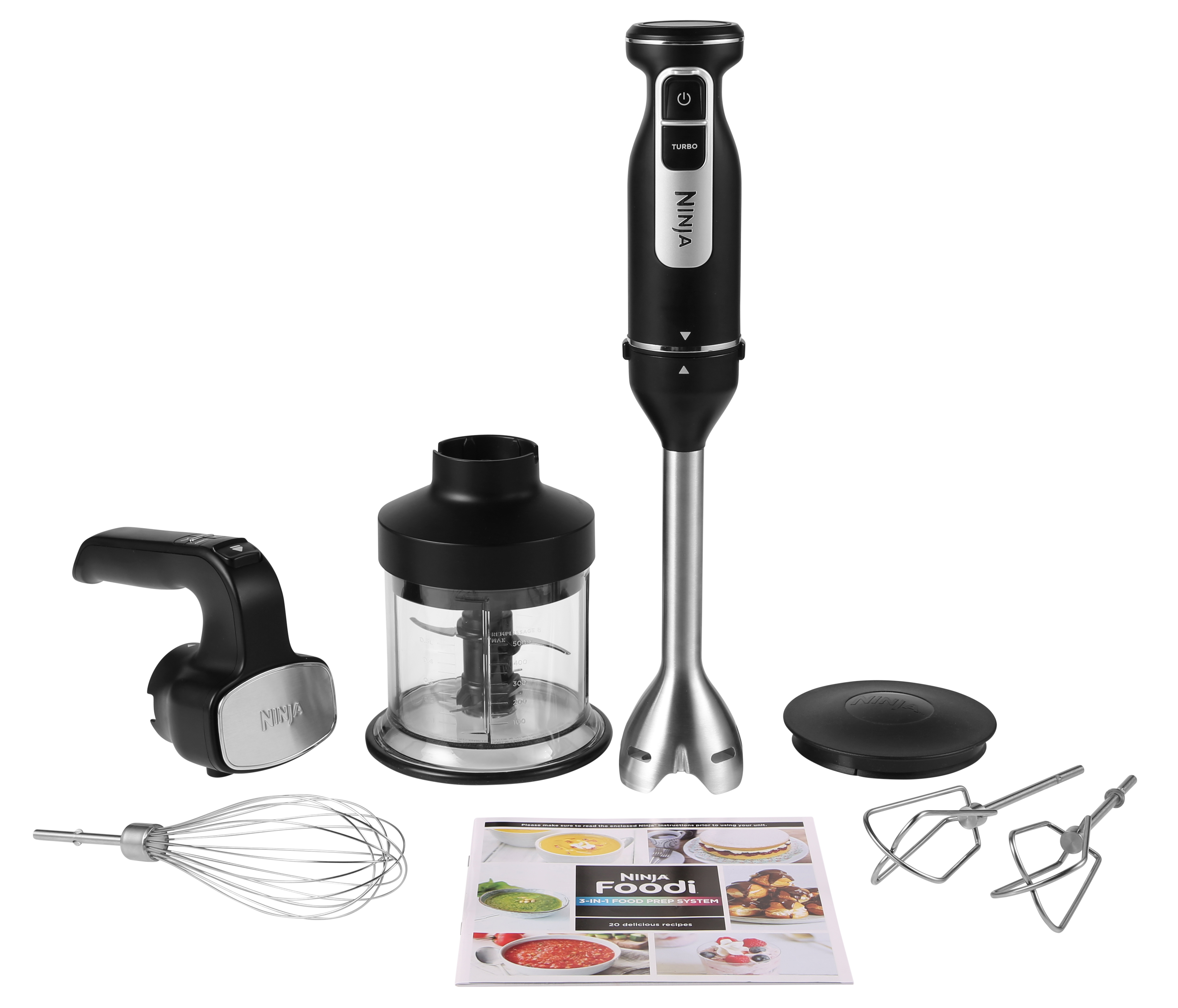 Ninja CI100UK Foodi 3-in-1 Hand Blender, Mixer & Chopper