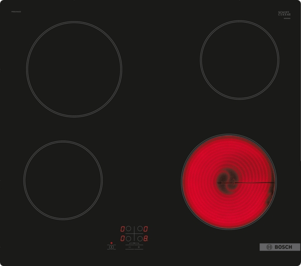 Bosch PKE61RAA8B 60cm Ceramic Hob in Black