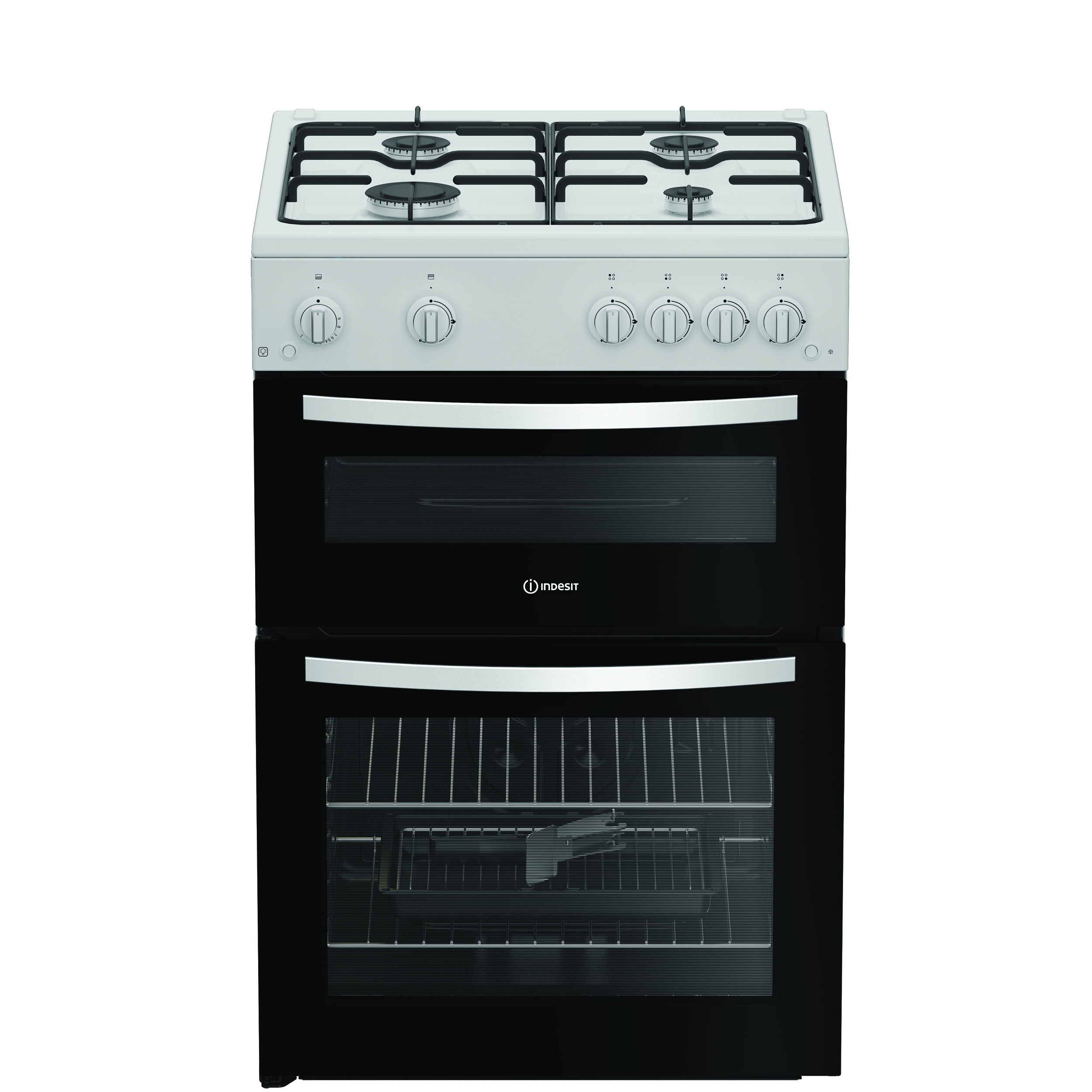 Indesit ITG6GW 60cm Twin Cavity cooker