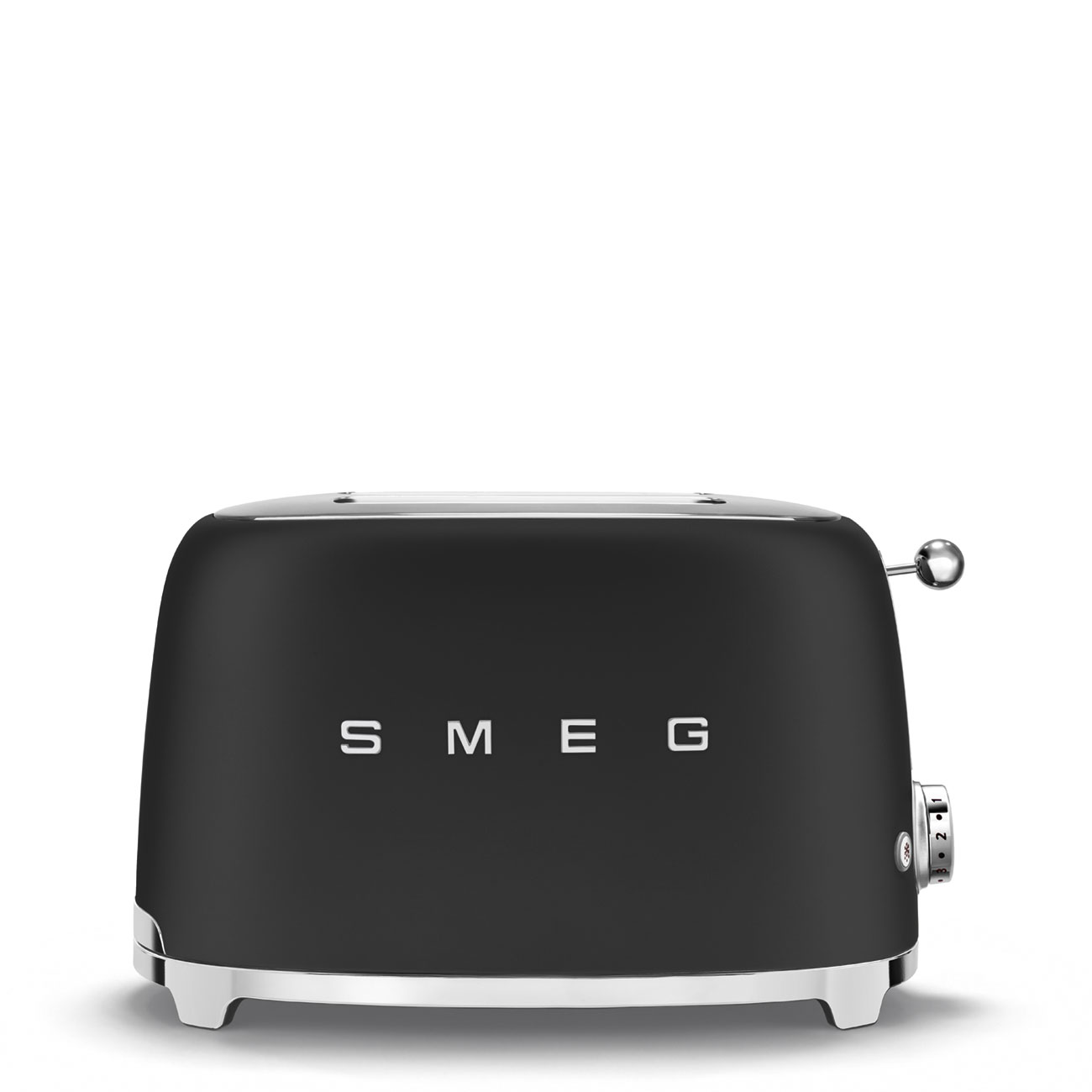 Smeg TSF01BLMUK 2 slice toaster in Matte Black