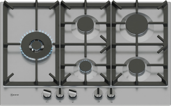 Neff T27CIS8N0 75cm Gas hob in Stainless Steel