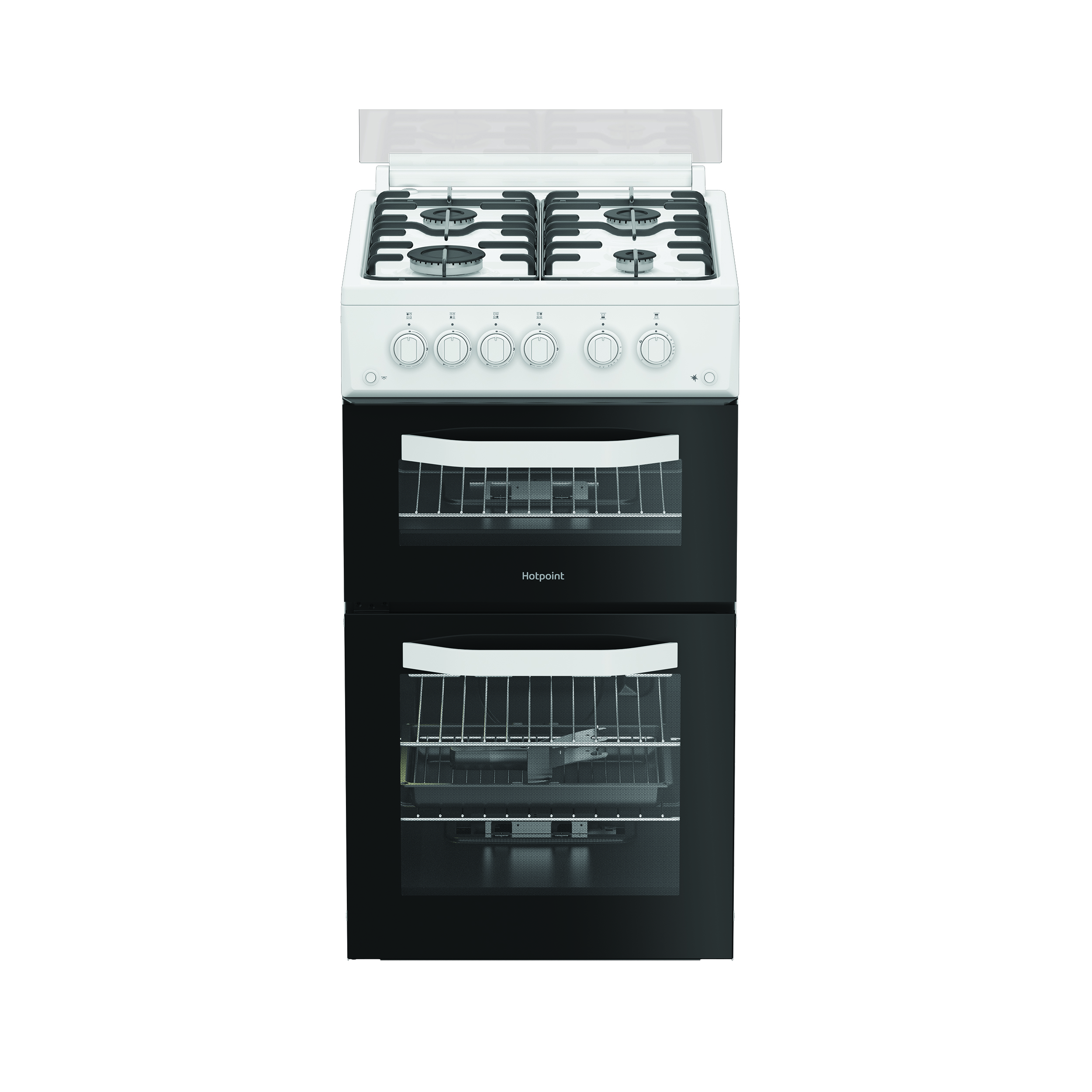 Hotpoint HDG5GCW 50cm Double Cooker