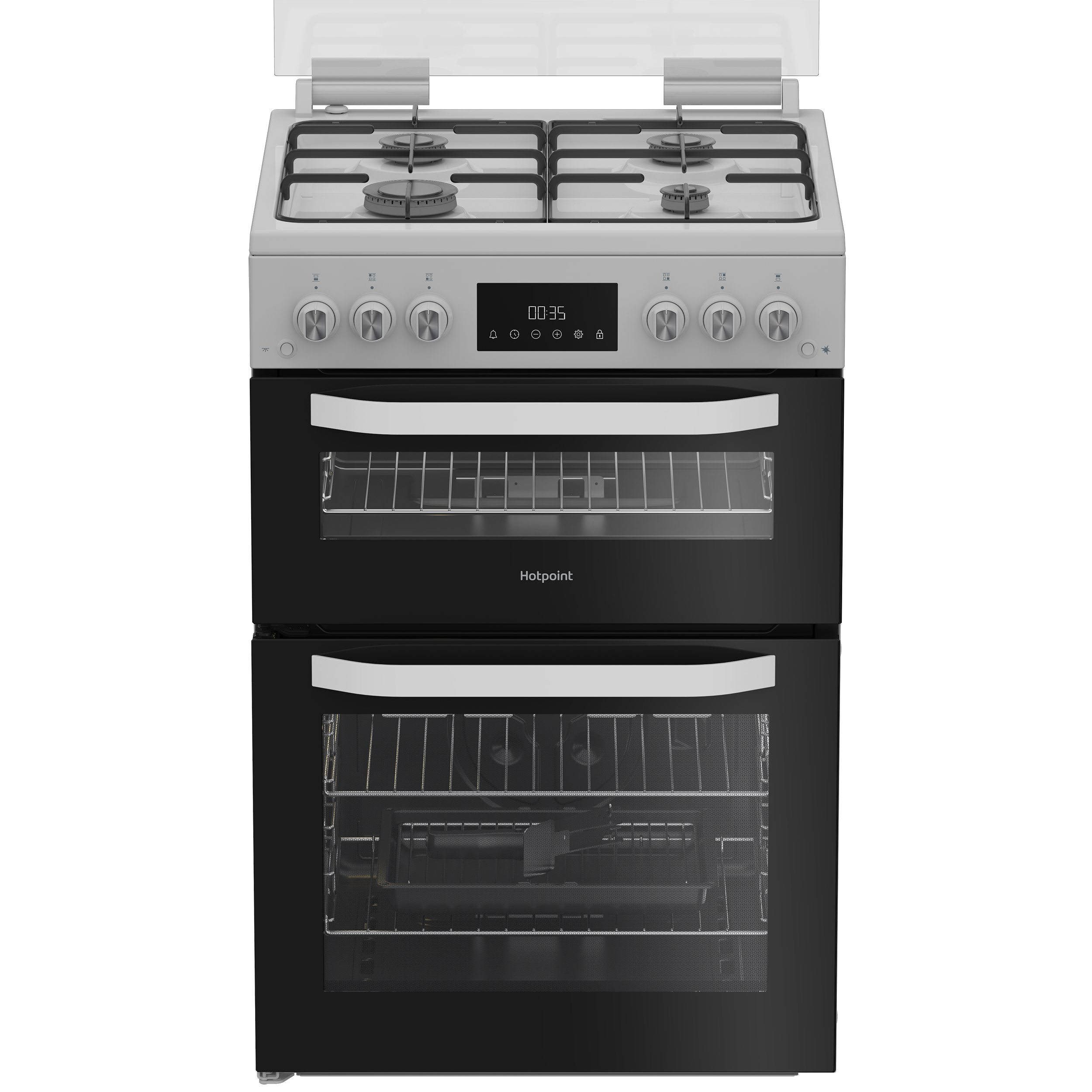 Hotpoint HDG6GDCW  60cm Double Cooker