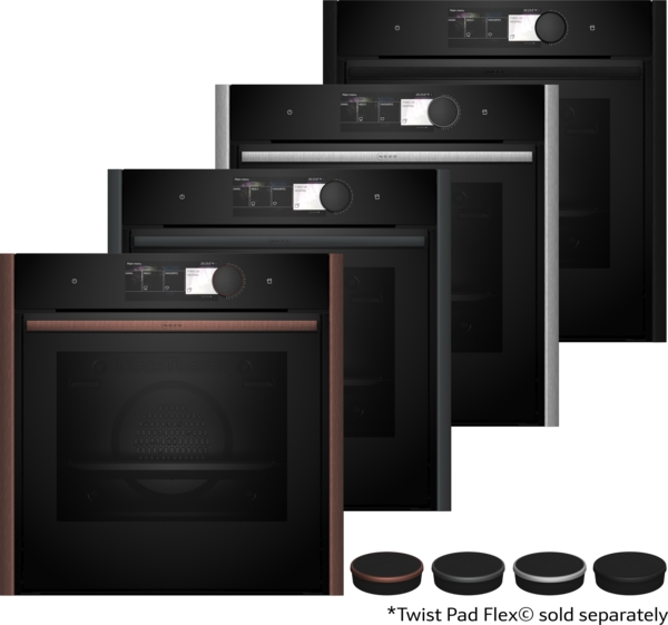 Neff B69VY7MY0 Single Built in oven in Flex Design & Steam