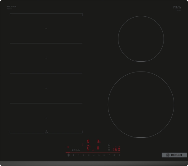 Bosch PIX631HC1E 60cm Induction Hob in Black