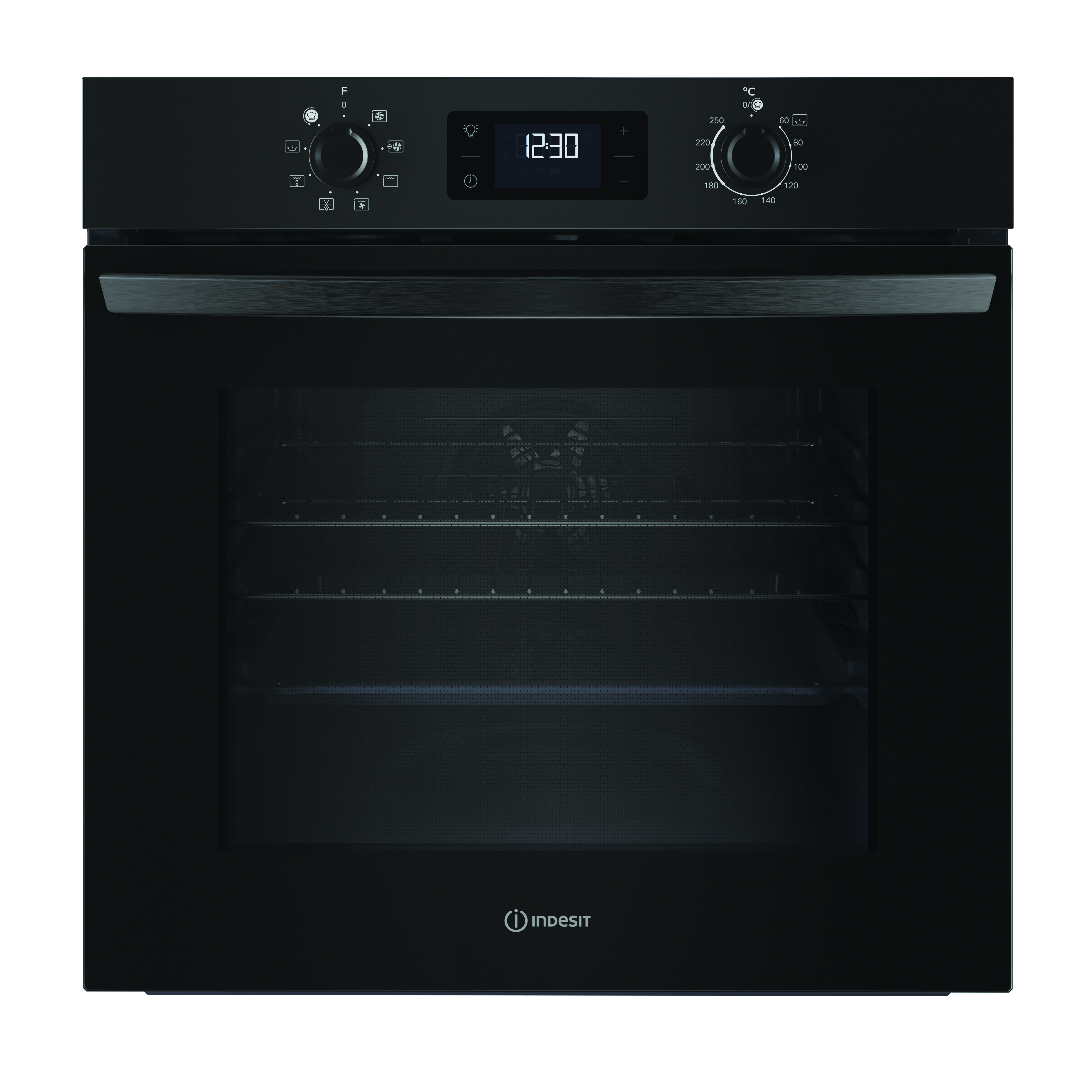 Indesit IO253BUK Built in Black Single oven