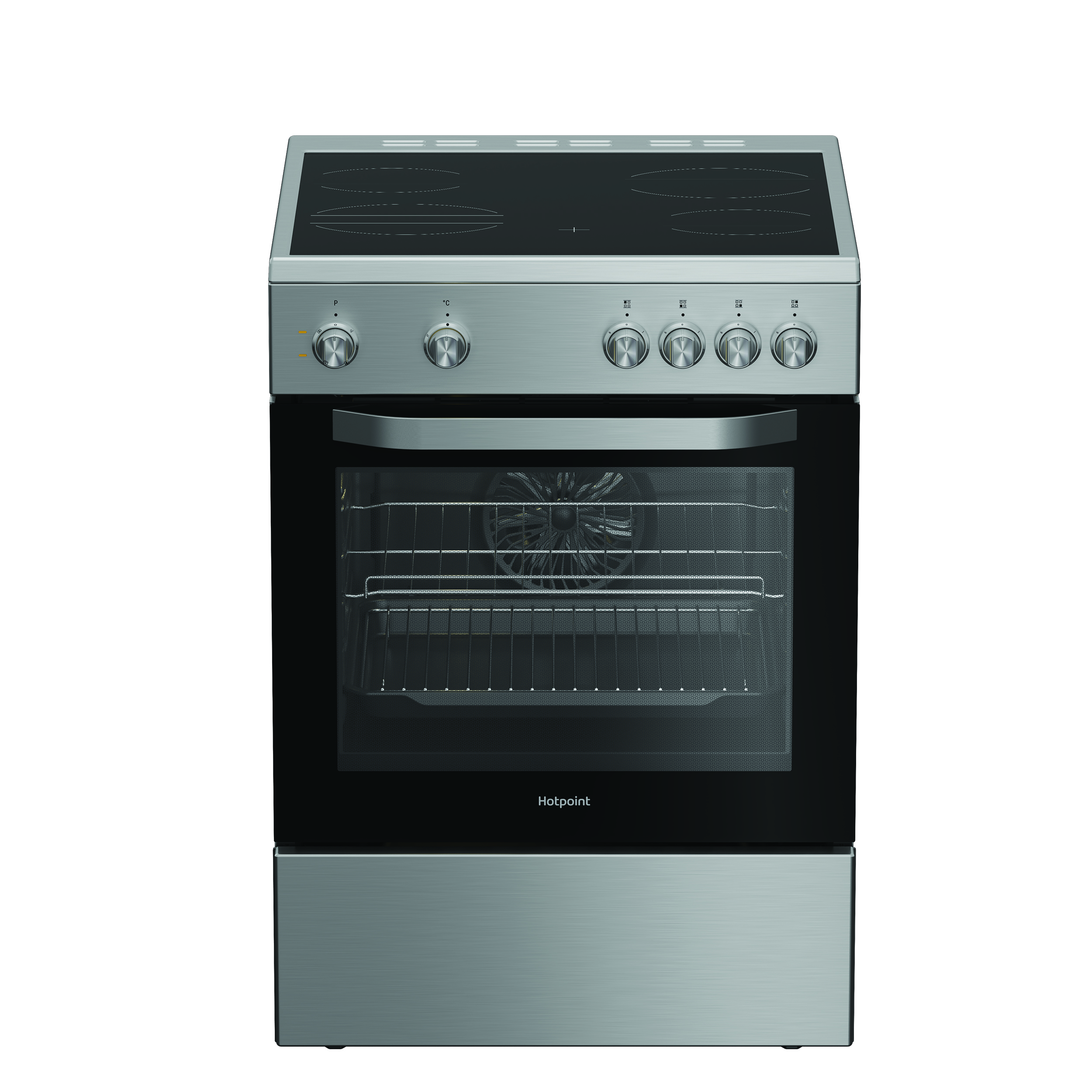 Hotpoint H6V5KMXUK 60cm Inox Single Cooker