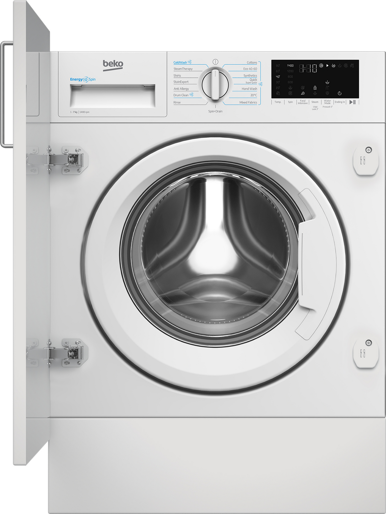 Beko  WTIK741511 1400 Spin 7kg Washing Machine