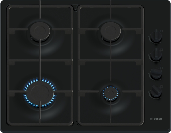 Bosch PBP6B6K60 60cm Gas Hob in Black