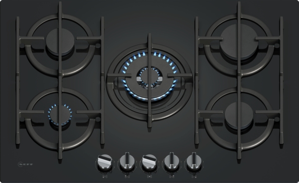Neff T27PIQ4S0 75cm Gas hob in Black