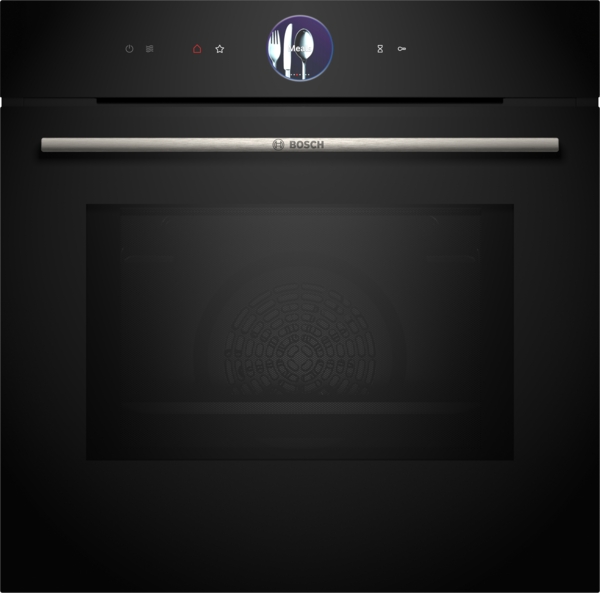 Bosch HMG7764B1B Integrated Single oven with Microwave