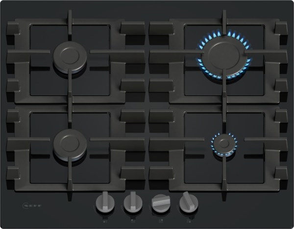 Neff T26NKP4S0 60cm Gas hob in Black