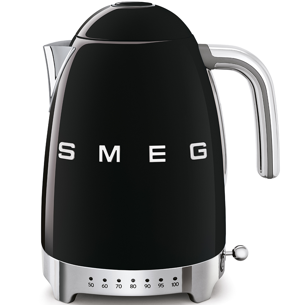 Smeg KLF04BLUK Retro style kettle in Black