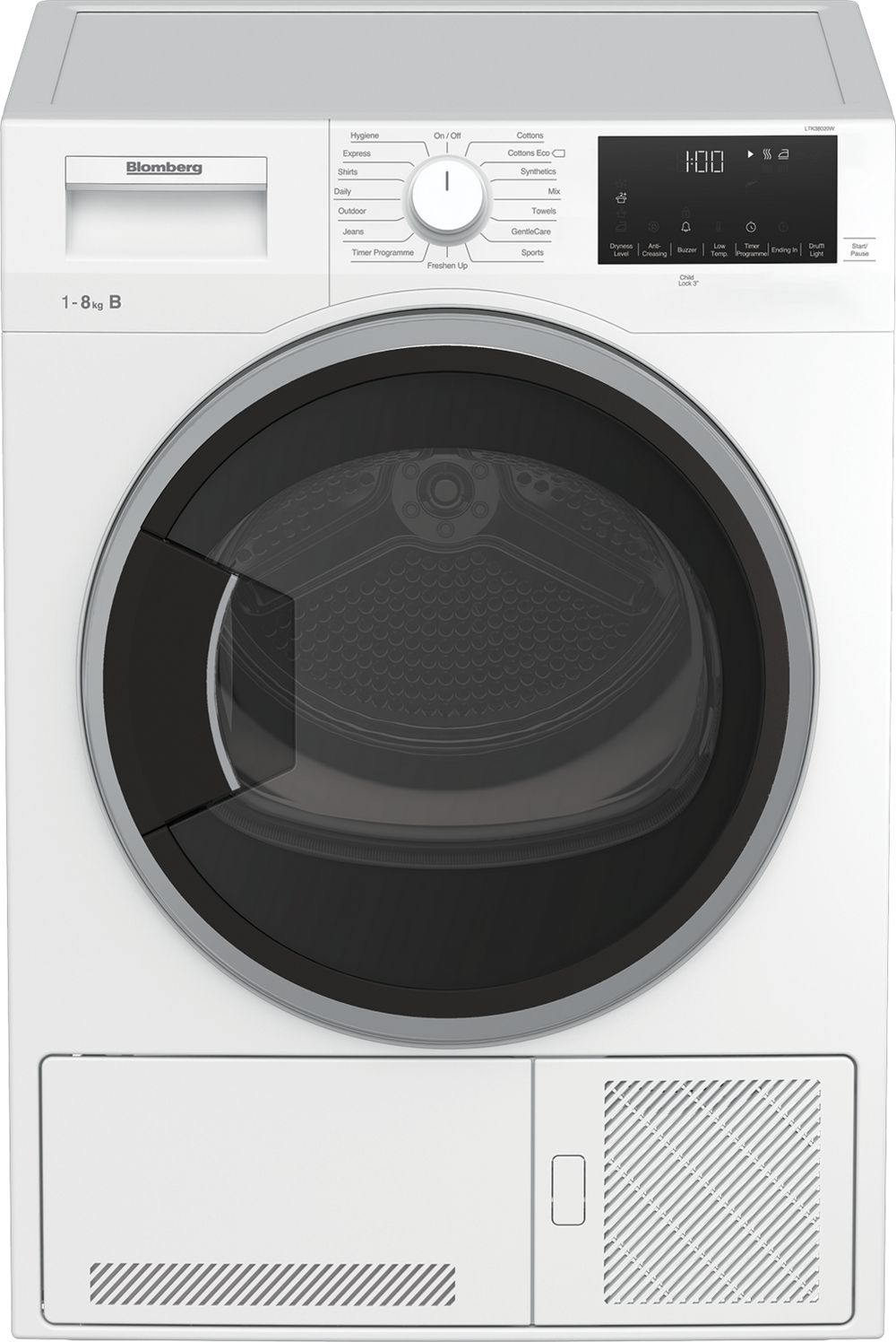 Blomberg LTK38020W 8kg Condenser Dryer