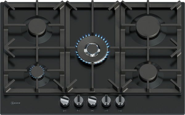Neff T27CIQ8S0 75cm Gas hob in Black