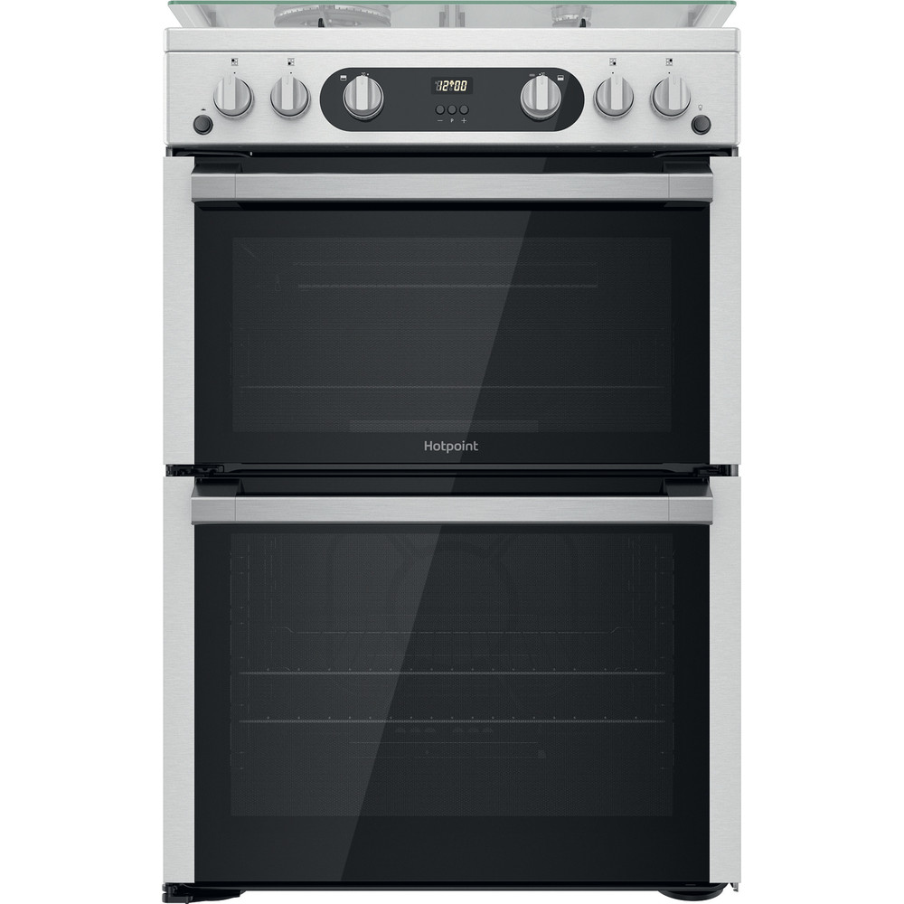 Hotpoint HDM67G0C2CX 60cm Gas Cooker in Inox (Ex-Display)