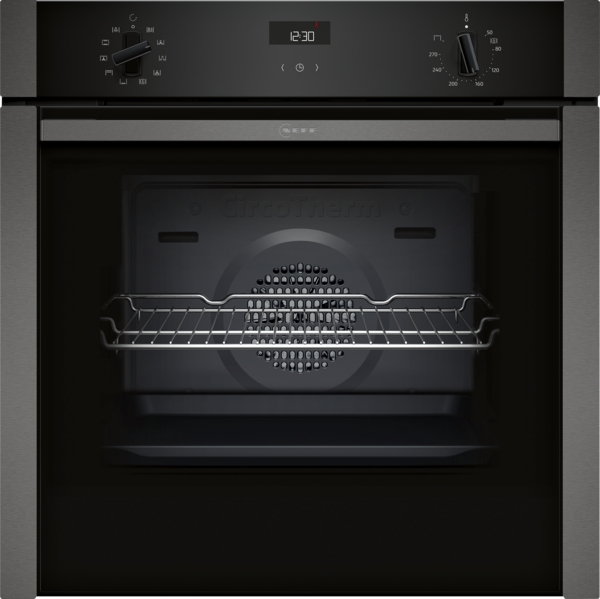 Neff B3ACE4AG3B  Built in Slide & Hide Single oven