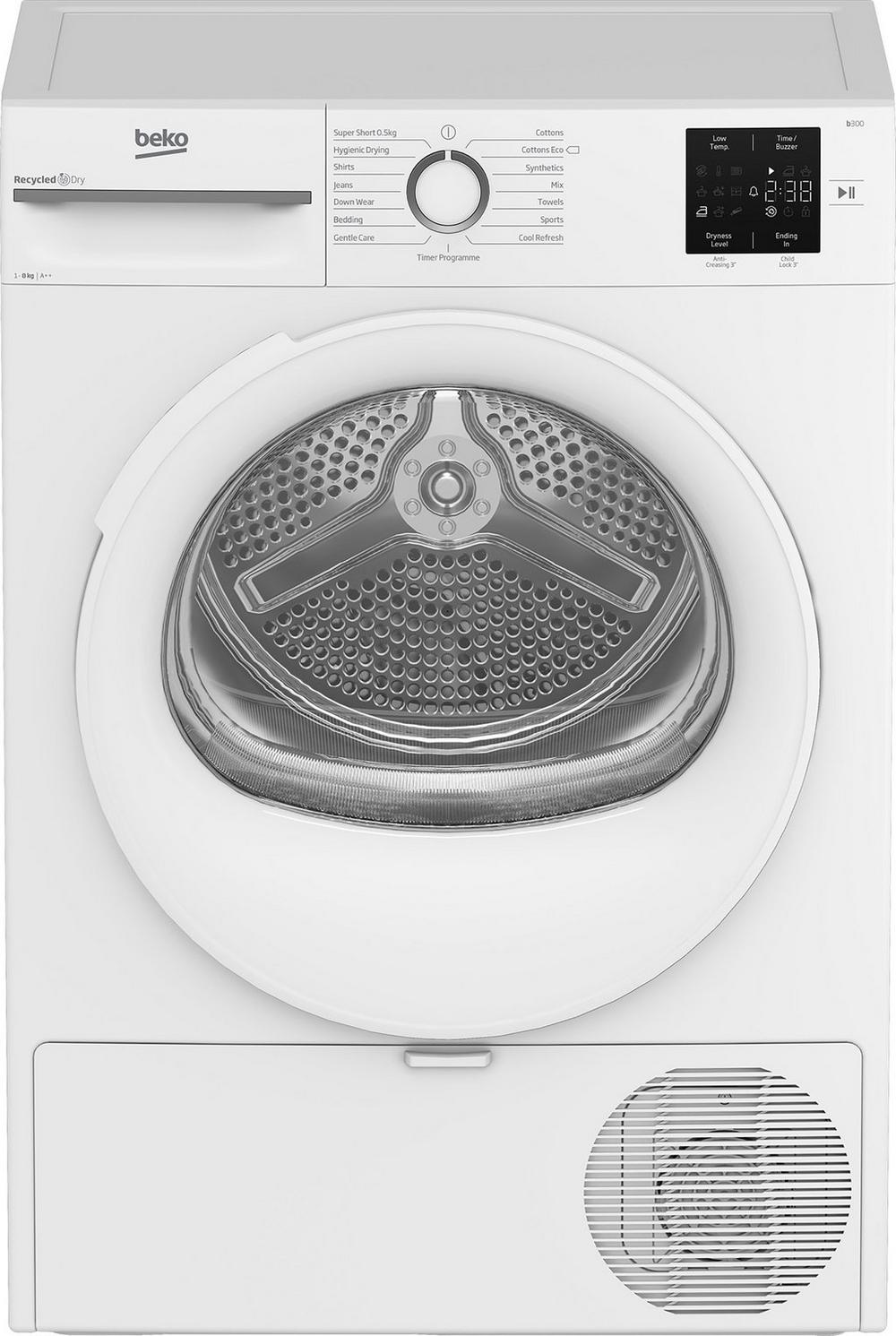 Beko BMN3T3823W 8kg Heat Pump Dryer