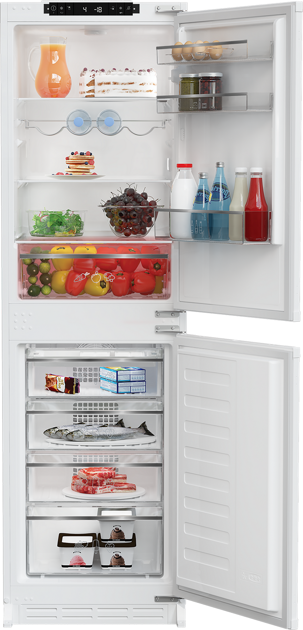 Blomberg KNE4564EVI 50/50 Integrated  Fridge Freezer