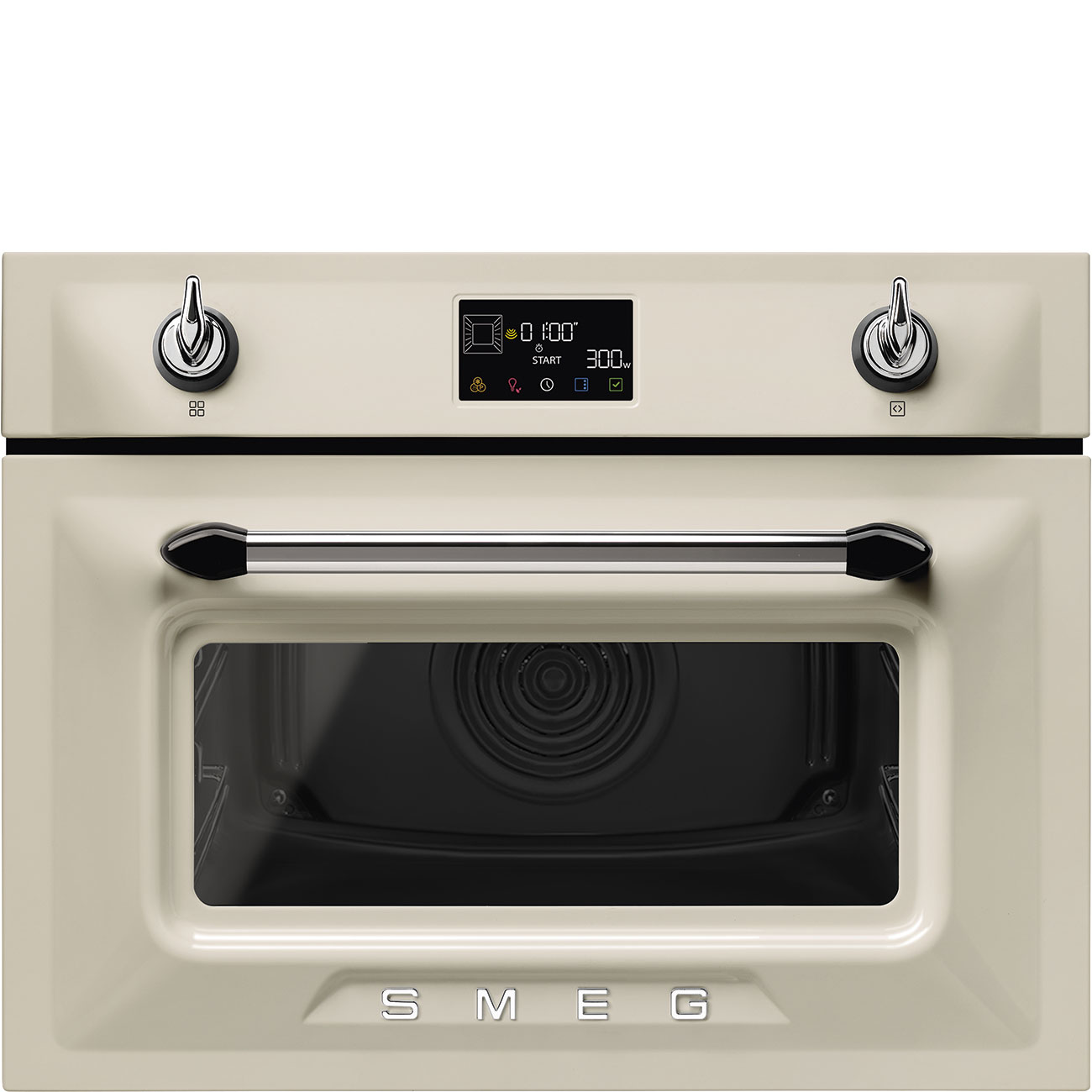 Smeg SO4902M1P Victoria Combi Microwave Oven (Ex-Display)