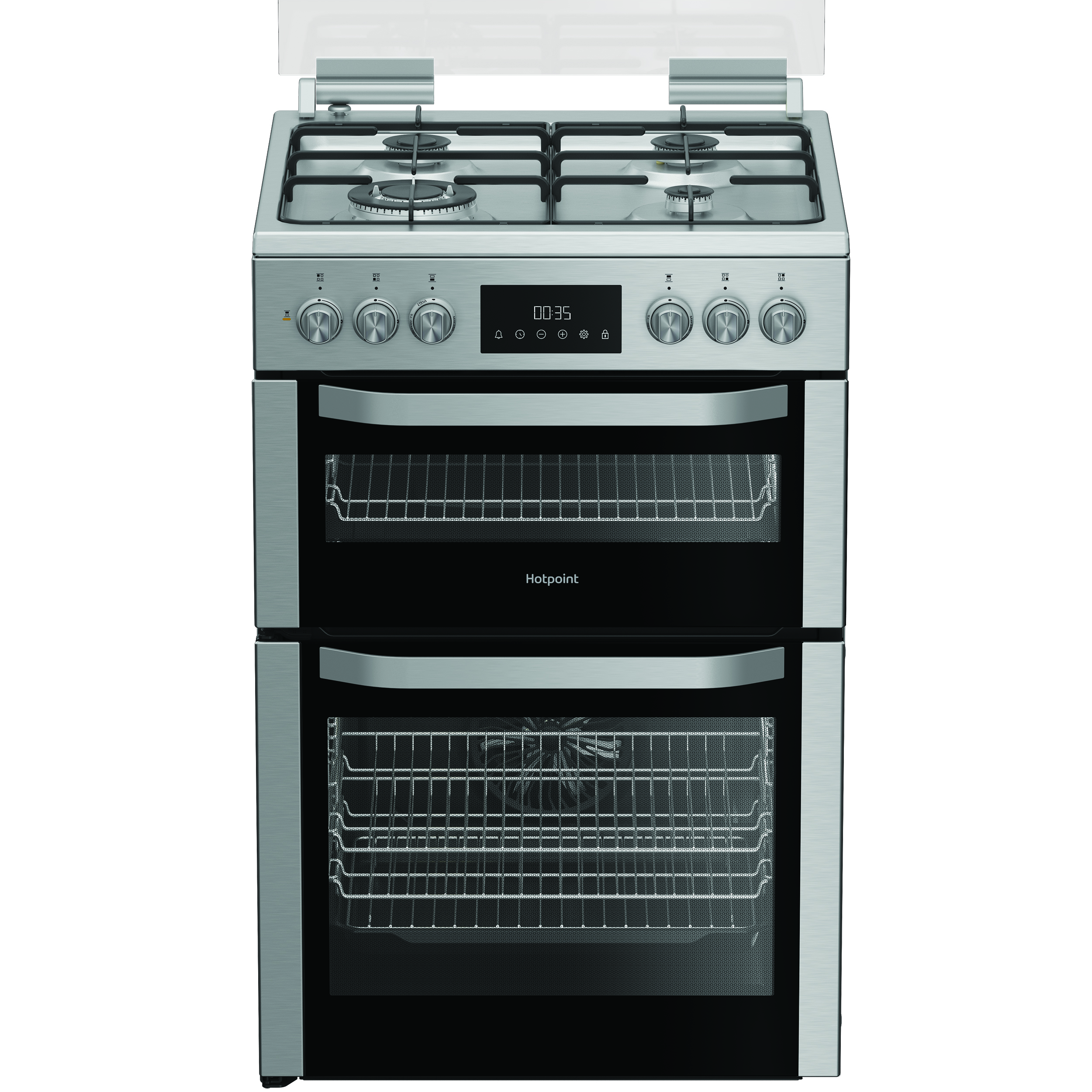 Hotpoint HDD6GDC2WX 60cm Dual Fuel Cooker
