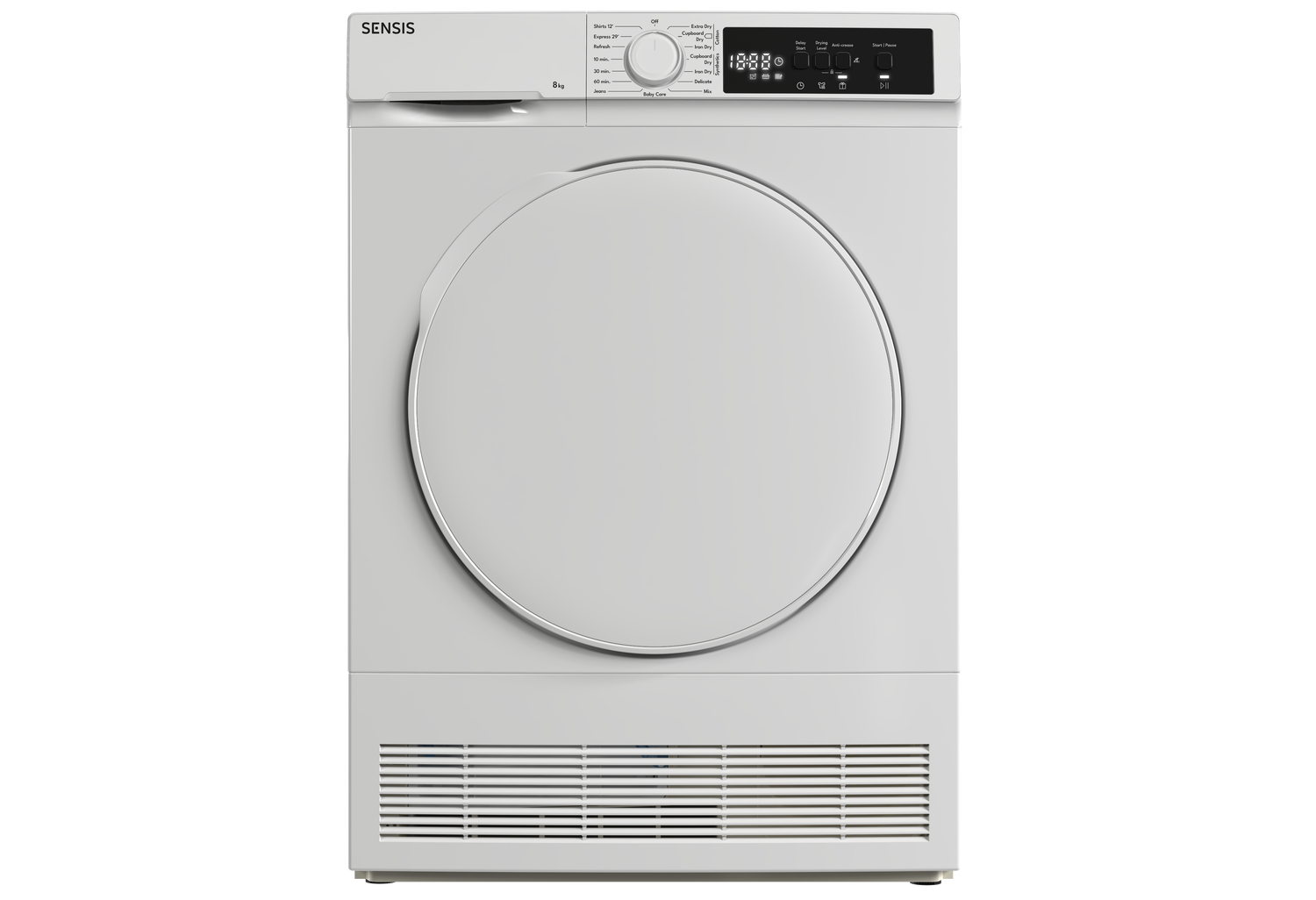 Sensis TDCF018BW 8kg Condenser Dryer in White
