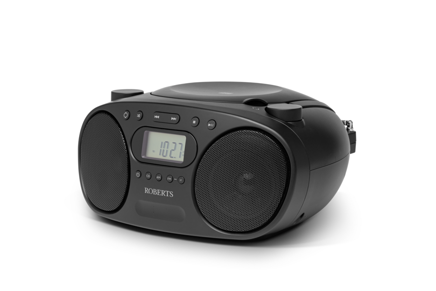 Roberts ZOOMBOX FM Black Portable Cd player