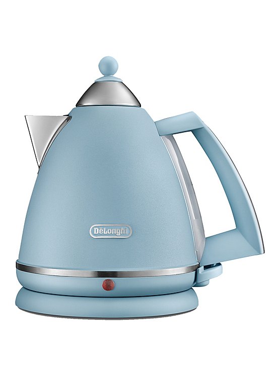 Delonghi Argento 1.7l Cordless Kettle in Blue