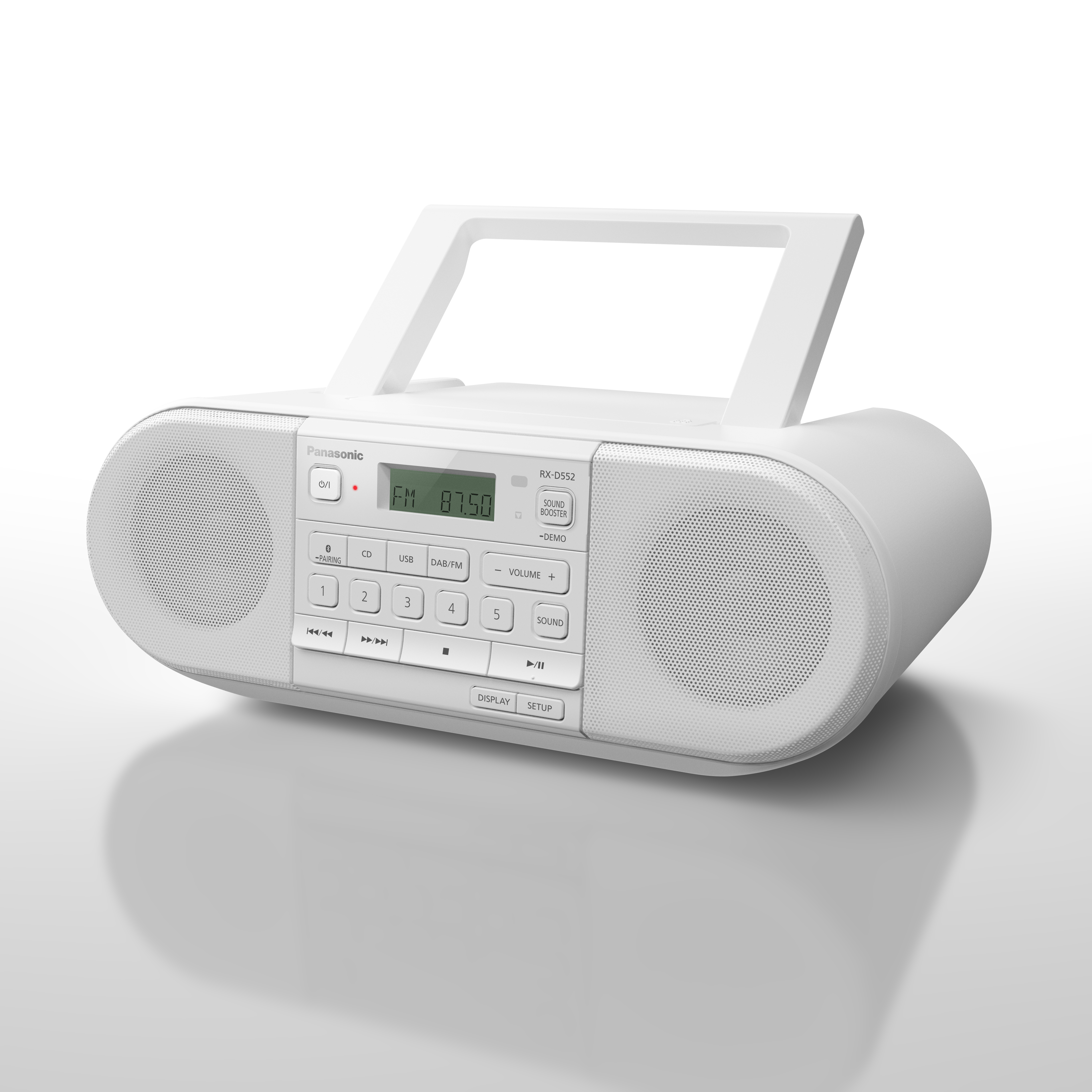 Panasonic RX-D552EBW Portable DAB CD player