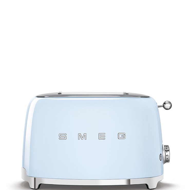 Smeg TSF01PBUK 2 slice retro style toaster in Pastel Blue (Ex-Display)