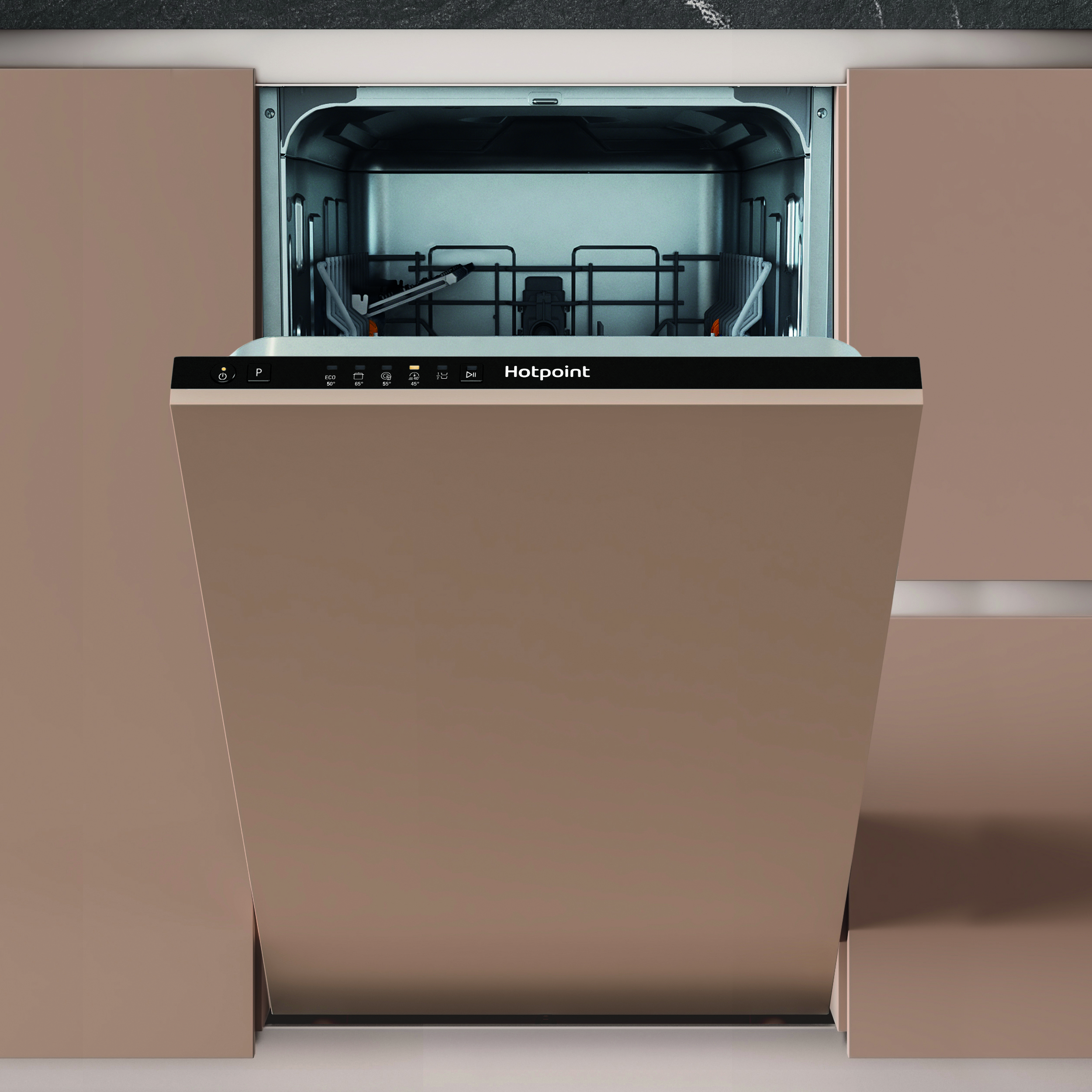 Hotpoint HP2ID10CS80UK Slimline Integrated Dishwasher