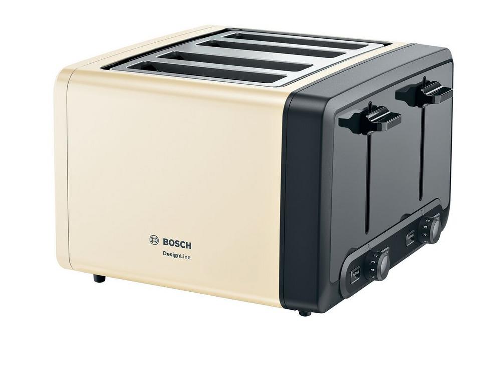 Bosch TAT4P447GB 4 Slice Cream Toaster