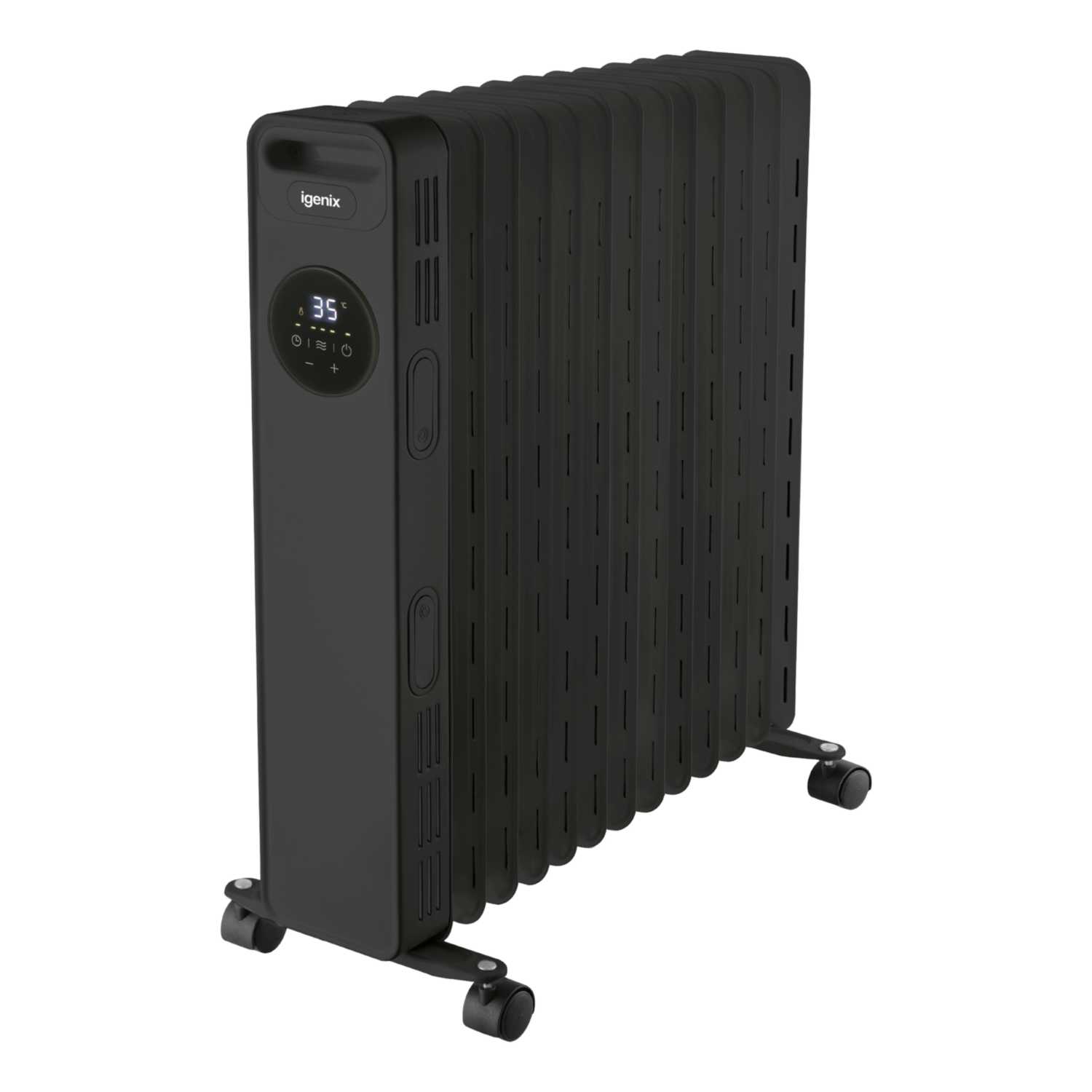 Igenix IG2626 Black 2.5kw Oil Filled Radiator