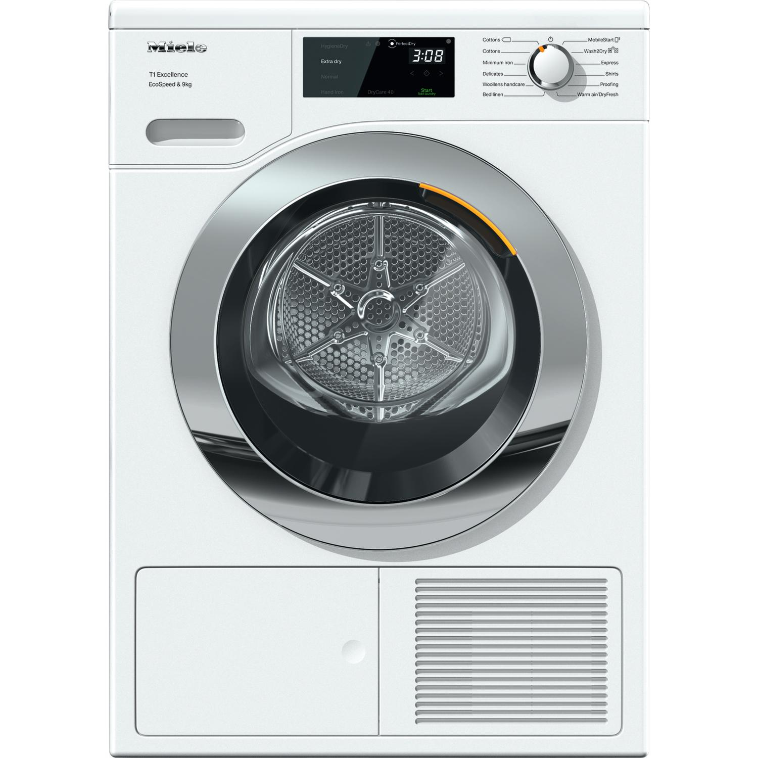 Miele TEH785WP 9Kg Heat Pump Dryer