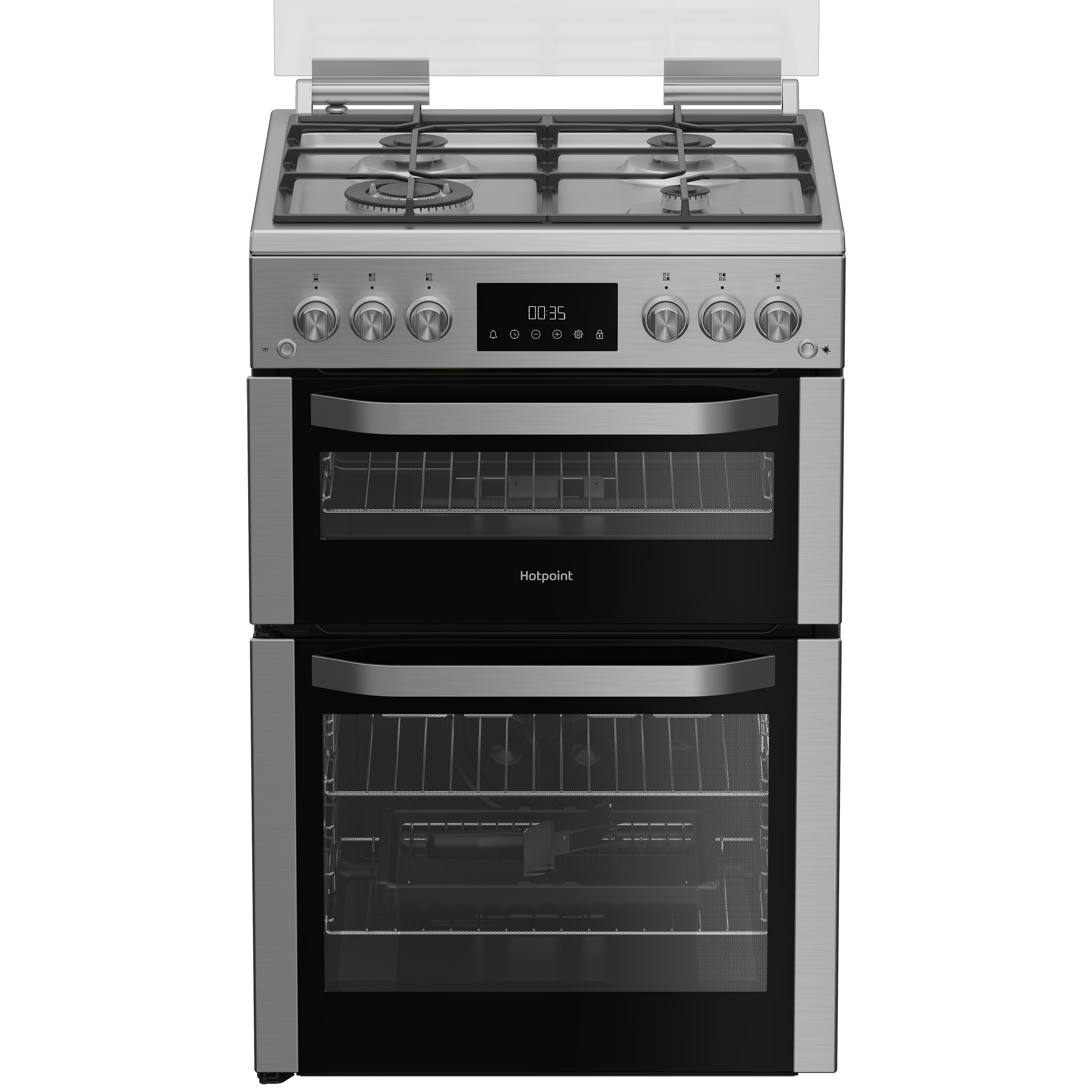 Hotpoint HDG6GDCWX  60cm Double Cooker