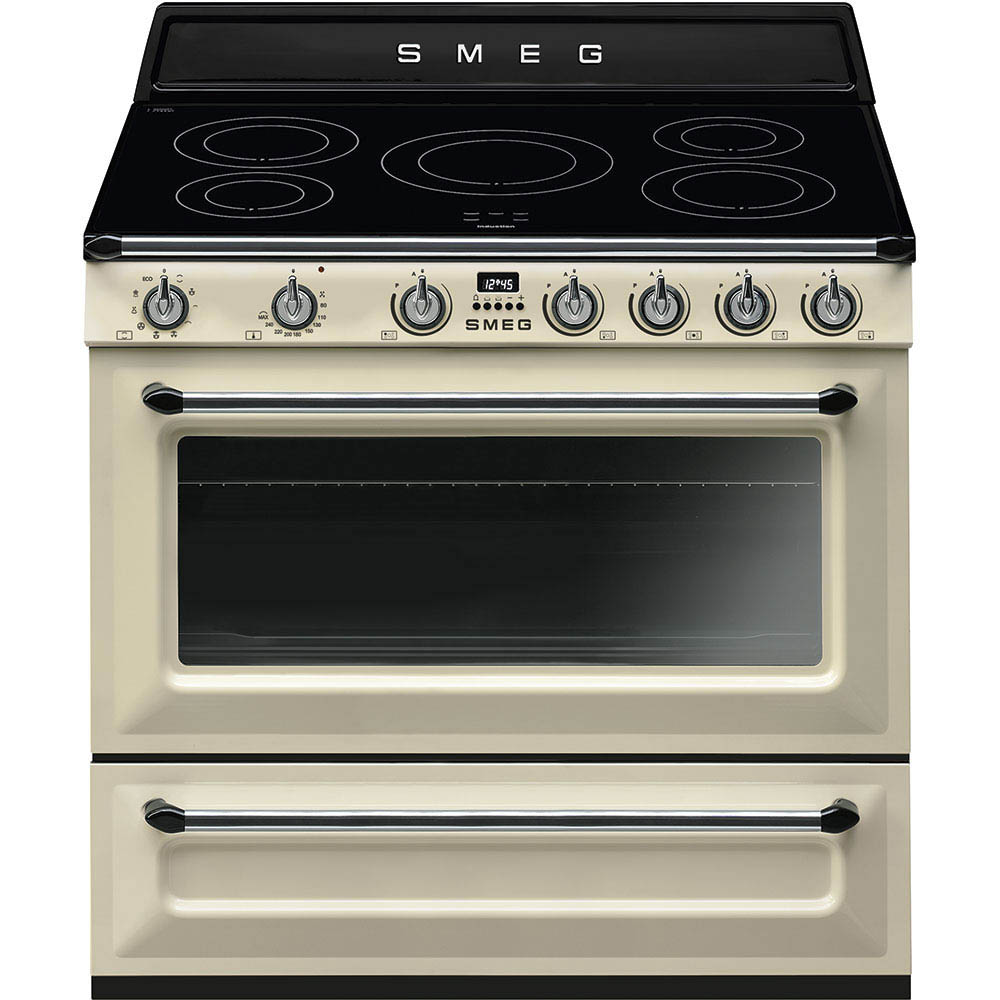 Smeg TR90IP2 90cm Range Electric Cooker in Cream (Ex-Display)