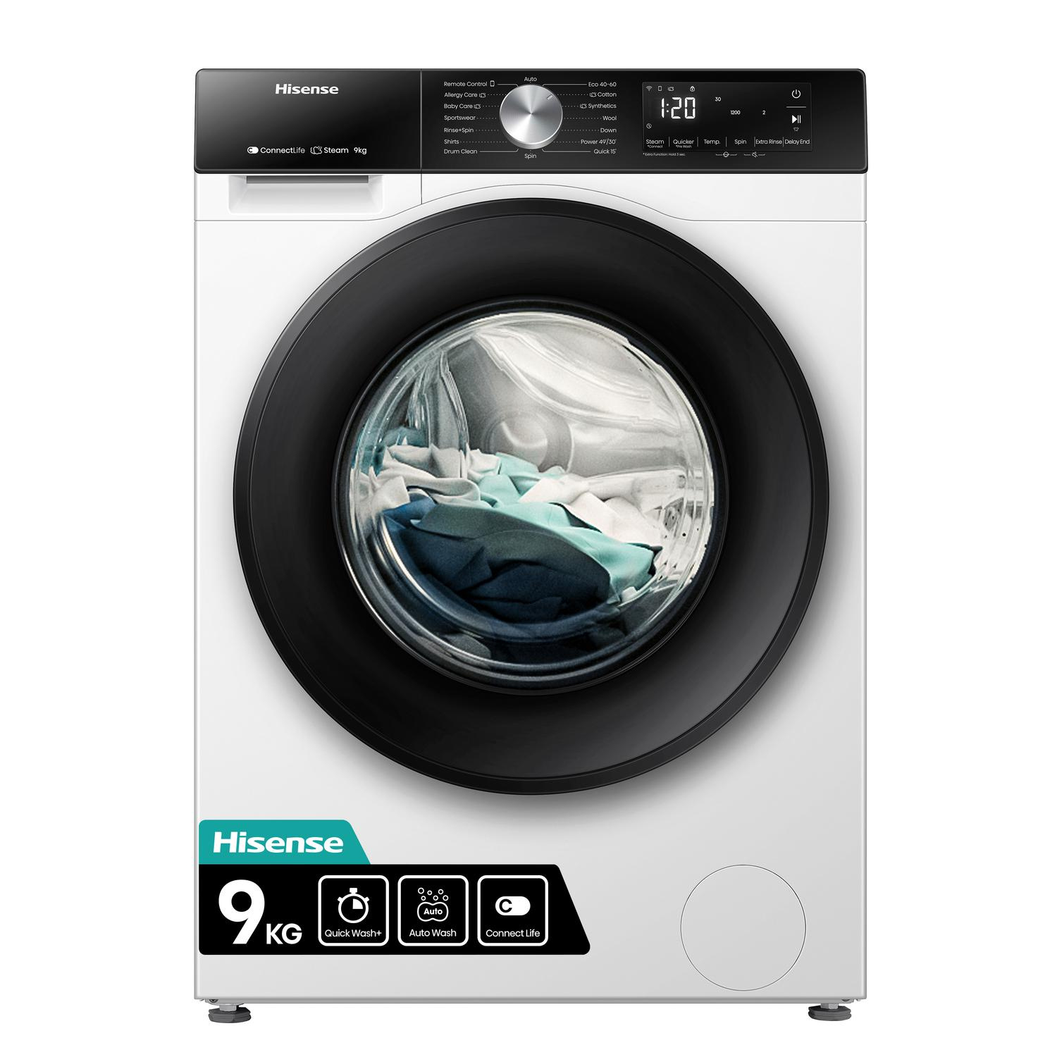 Hisense WF3S9043BW3  9kg Washing Machine