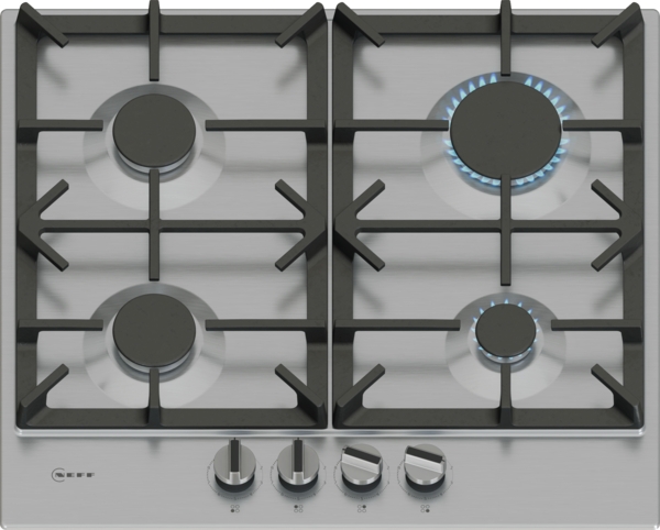 Neff T26CIP8N0 60cm Gas hob in Stainless Steel
