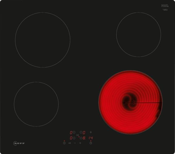 Neff T16NBE1L 60cm Ceramic Hob in Black