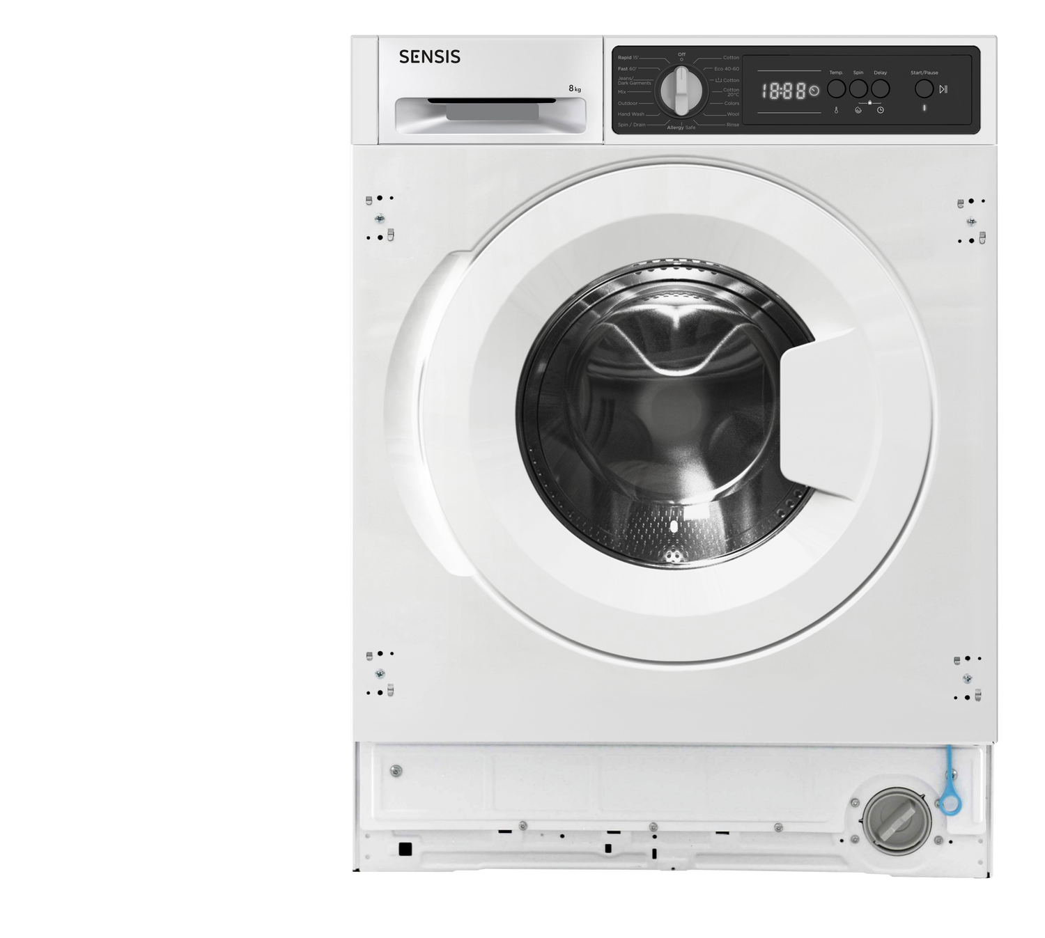 Sensis WMBI01814AW Built-in 8kg Washing Machine