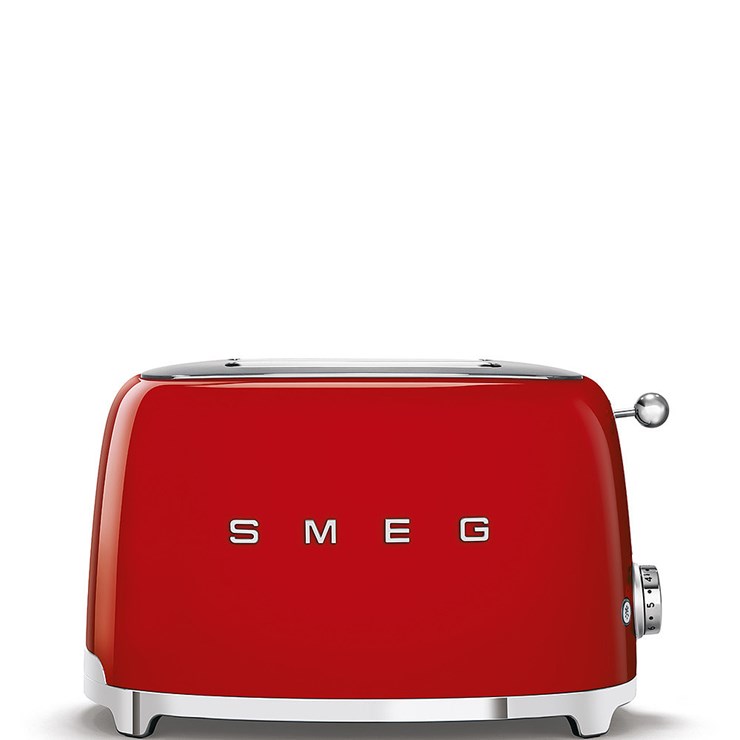 Smeg TSF01RDUK 2 slice retro style toaster in Red