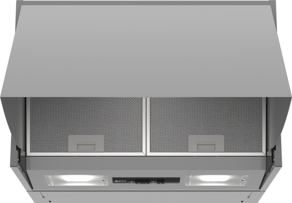 Neff D64MAC1X0B Integrated Cooker hood in Metallic Silver