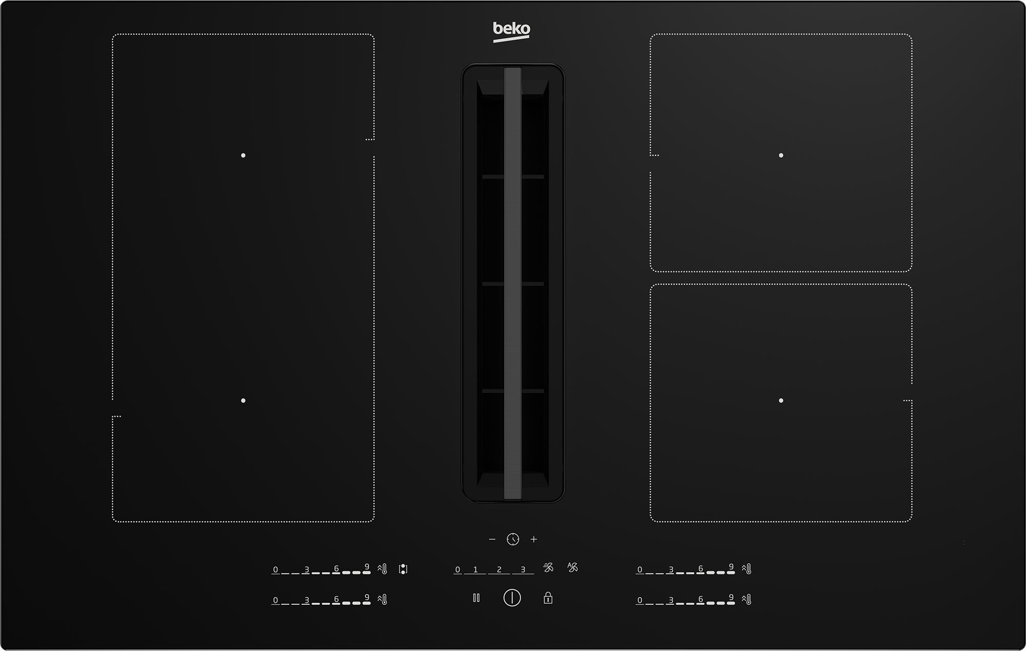 Beko HIXI84700UP 82cm Venting Hob Extractor