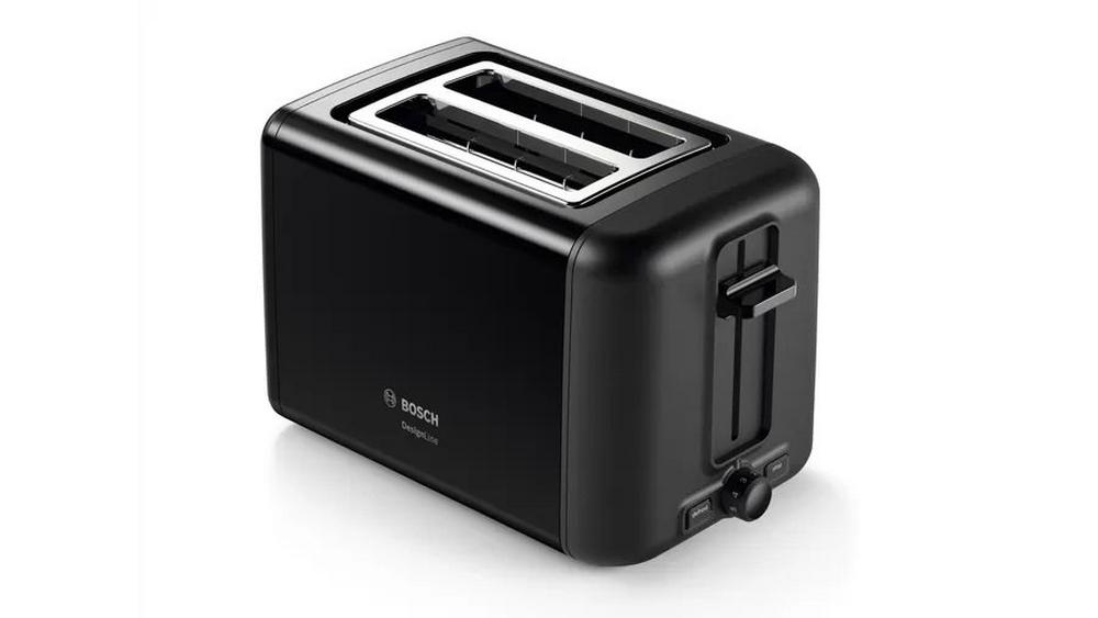 Bosch TAT3P423GB Black 2 slice toaster