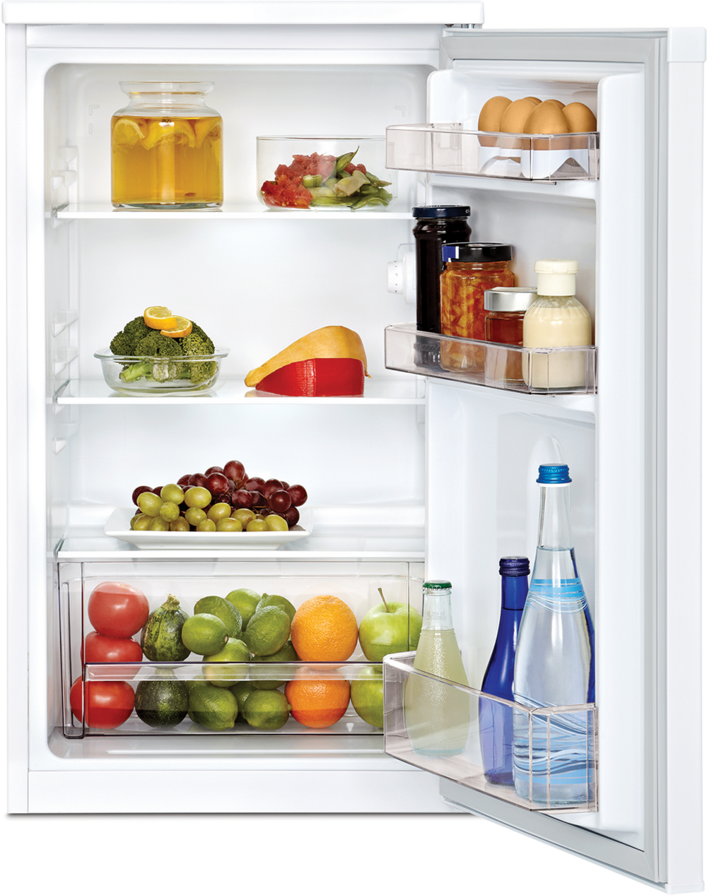 Zenith ZLS4481W Slim Undercounter Larder Fridge