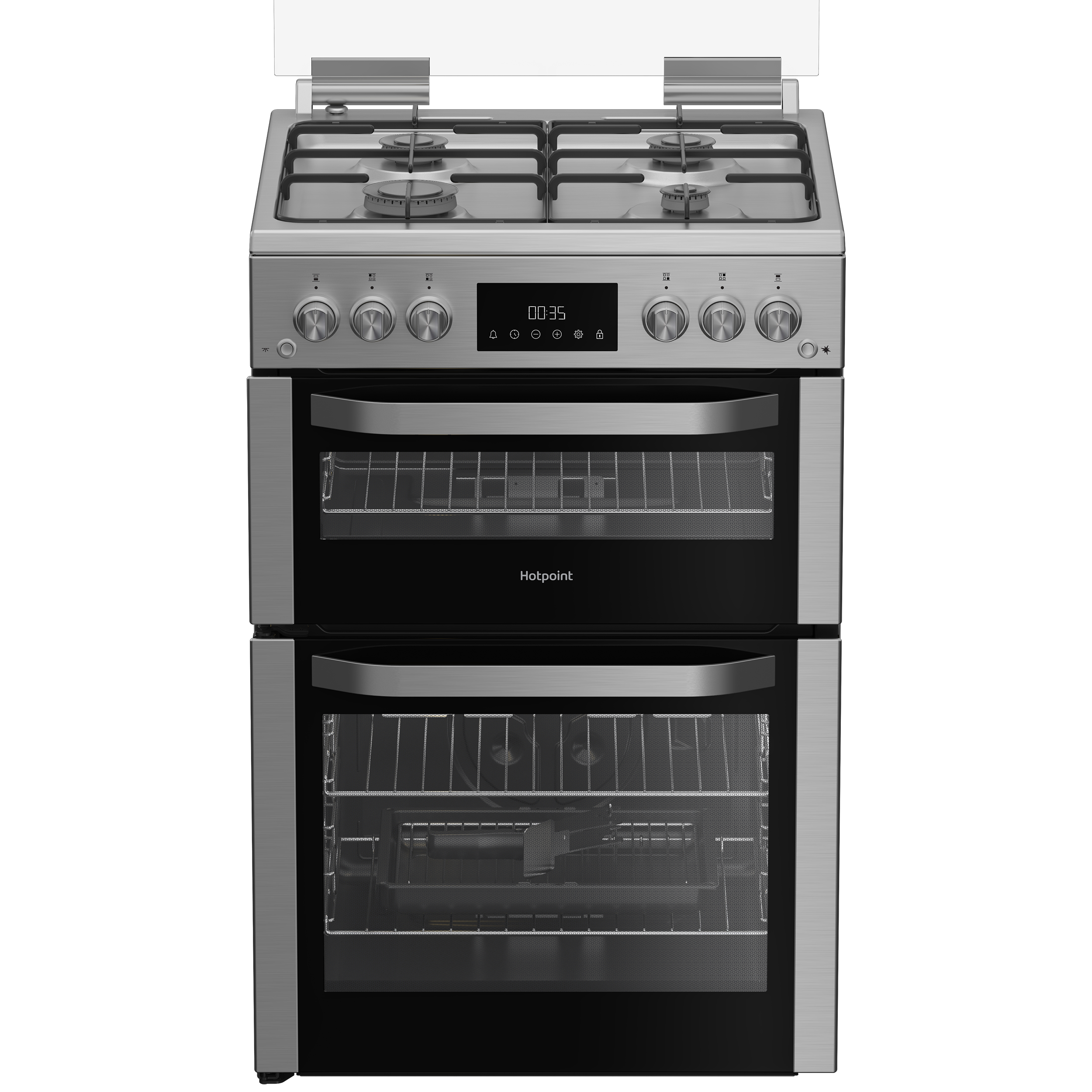 Hotpoint HDG6GDCX  60cm Double Cooker