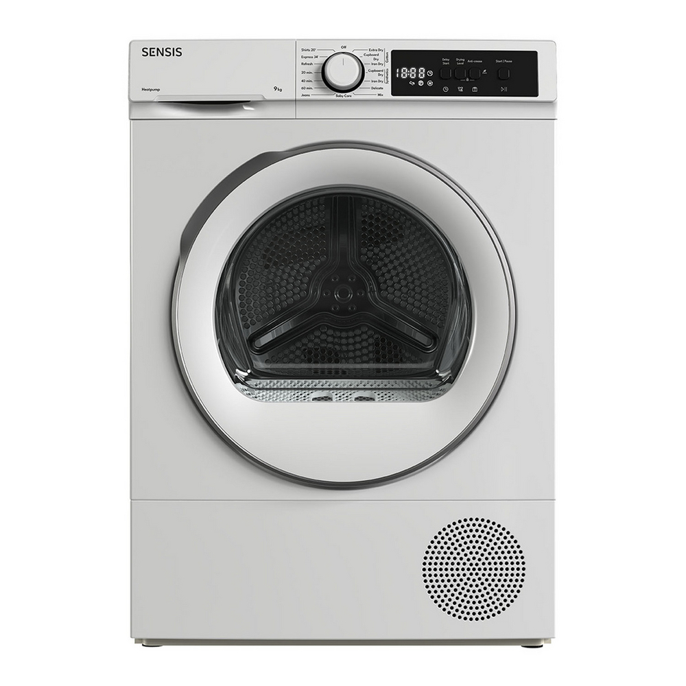Sensis TDHF019A2W 9kg Heat Pump Dryer in White
